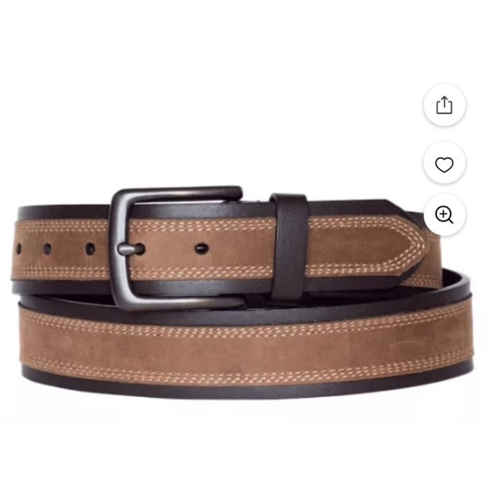 Ridgecut 2778 Overlay Genuine Leather Belt in Brown